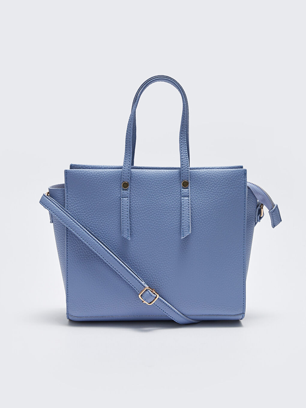 Geantă de umăr pentru femei cu aspect de piele-2