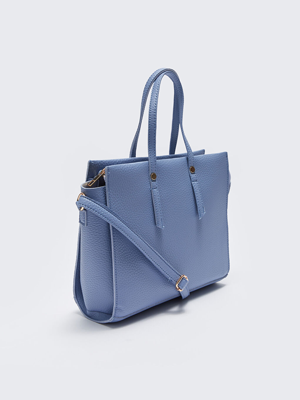 Geantă de umăr pentru femei cu aspect de piele-3