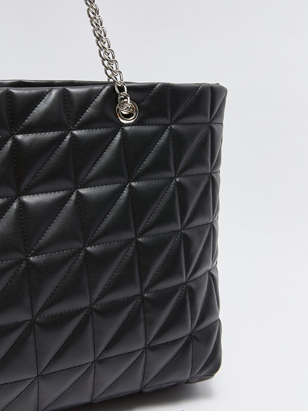 Әйелдерге арналған жасанды былғары өрнекті иық сөмкесі-5