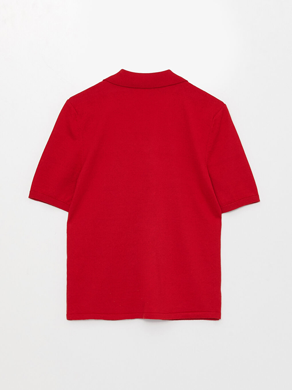 سترة تريكو بياقة بولو كم قصير للسيدات-7