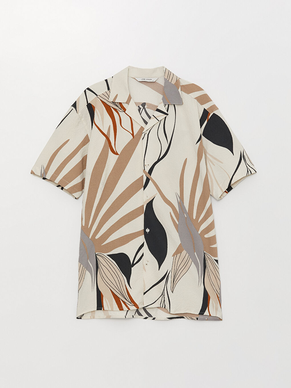 LCW Vision Regular Fit Short Sleeve Patterned Men's Shirt -S38702Z8-SWQ