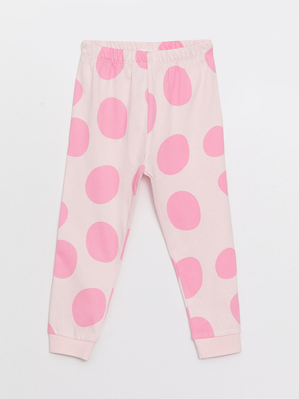 طقم بيجامة للبنات الصغيرات مطبوع ميكي ماوس بياقة دائرية وكم طويل-2