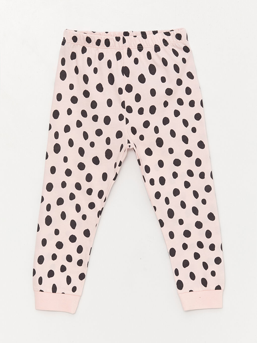 Crew Neck Long Sleeve 101 Dalmatians Printed Baby Girl Pajama Set-2