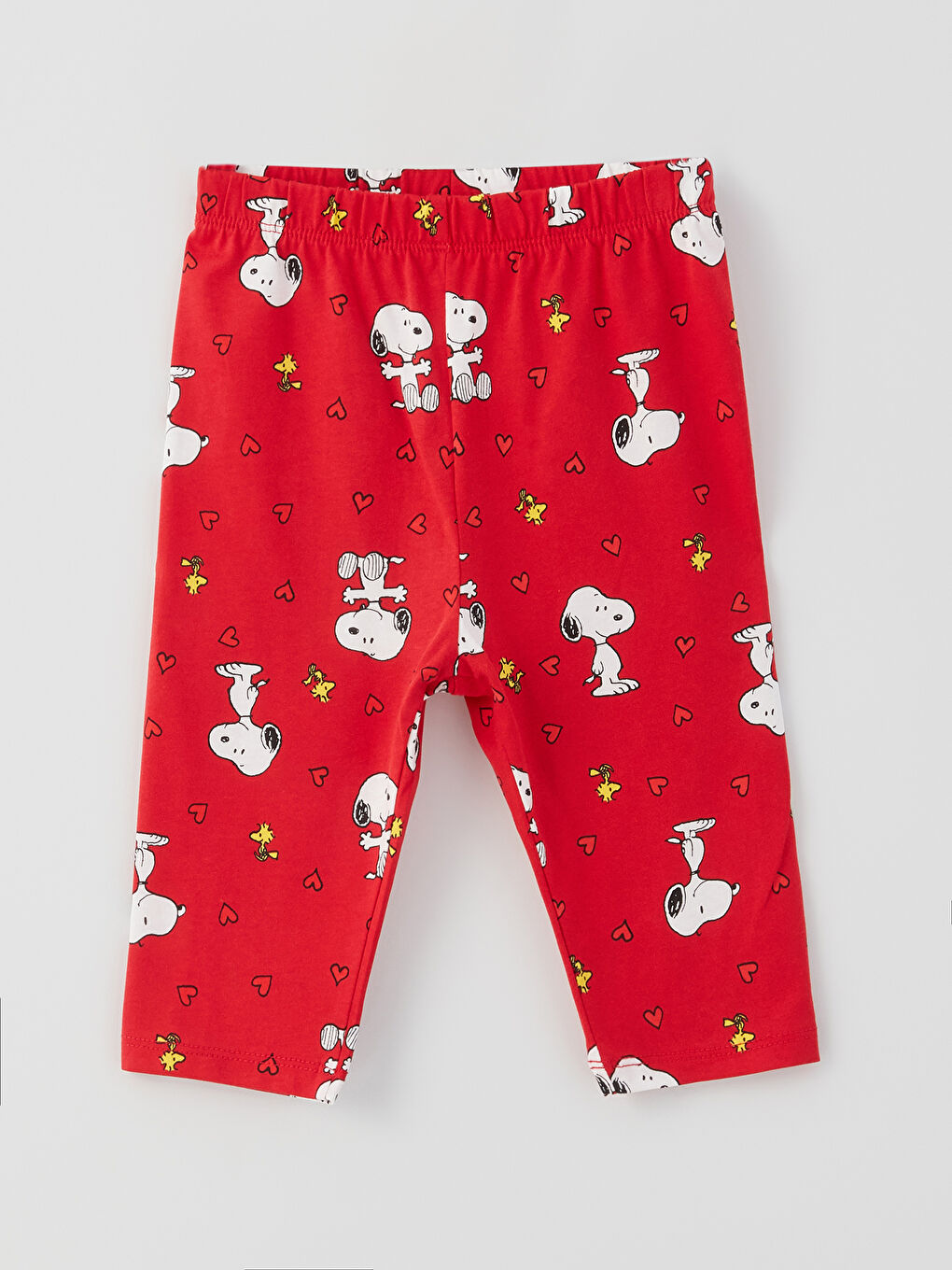 طقم بيجامة مطبوع سنوبي - بنات صغيرات-2