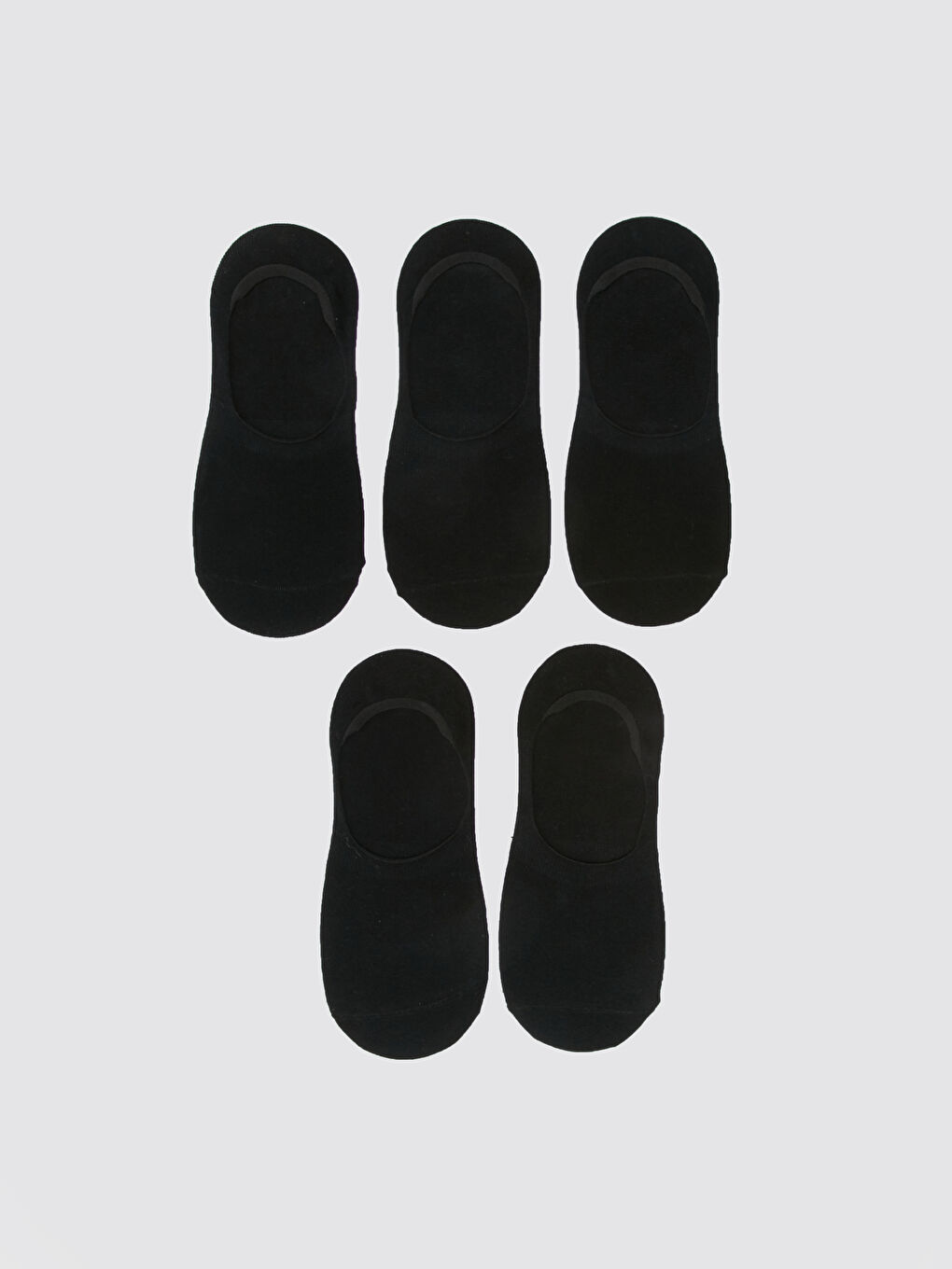 Siyah Erkek Babet Çorap 5'li