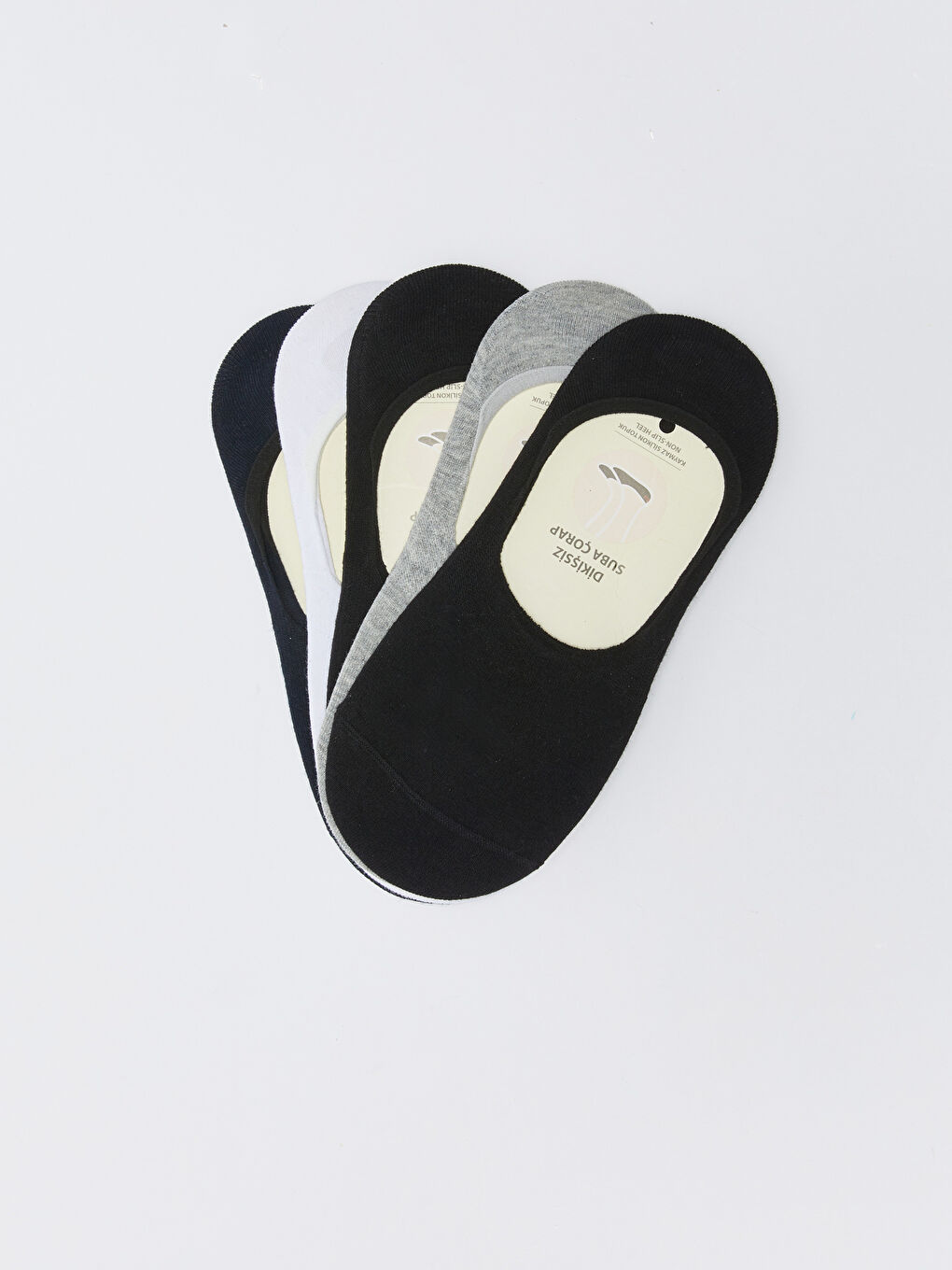 Chaussettes Invisibles pour Hommes Lot de 5 Pièces-1