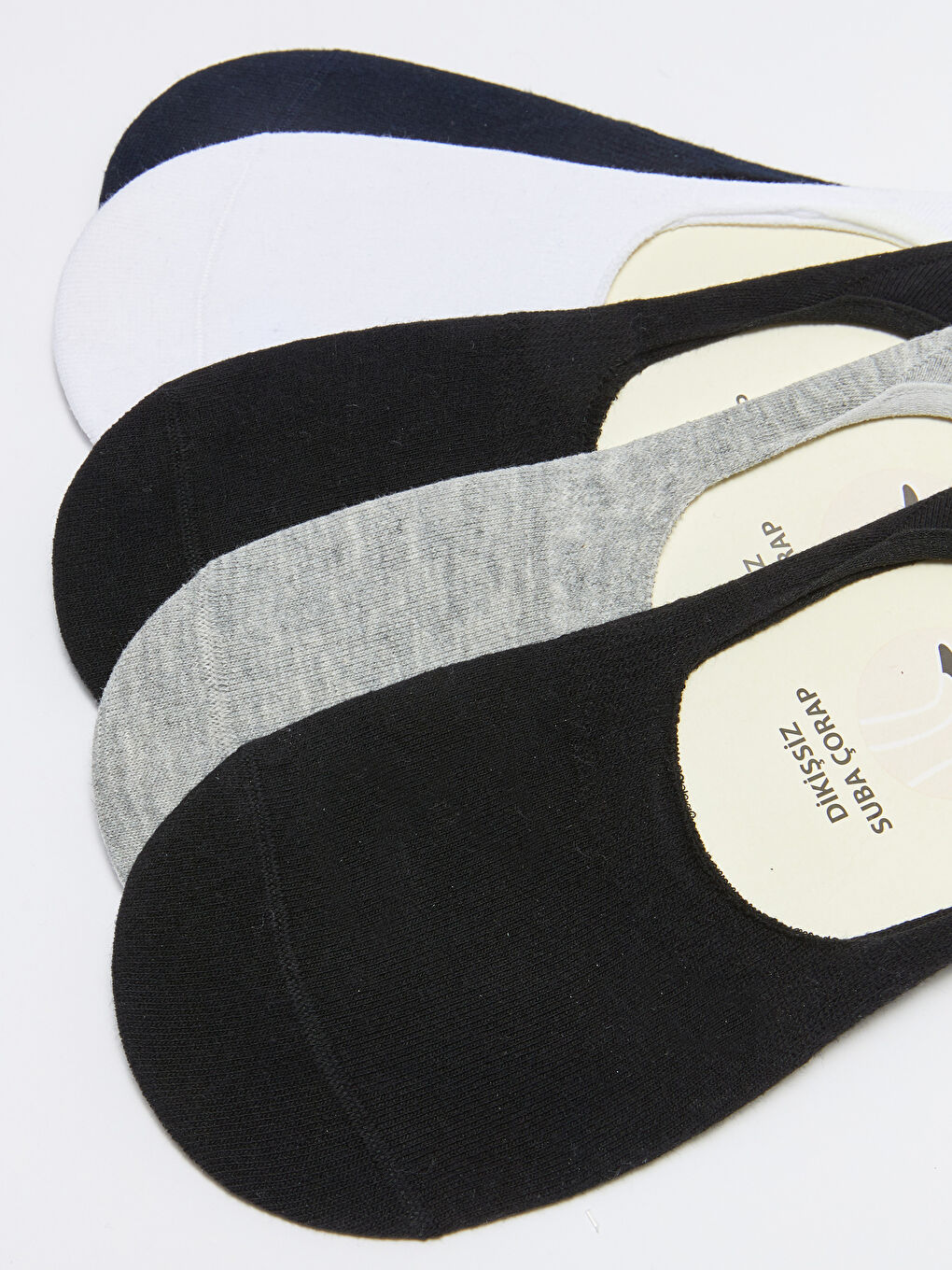 Chaussettes Invisibles pour Hommes Lot de 5 Pièces-2