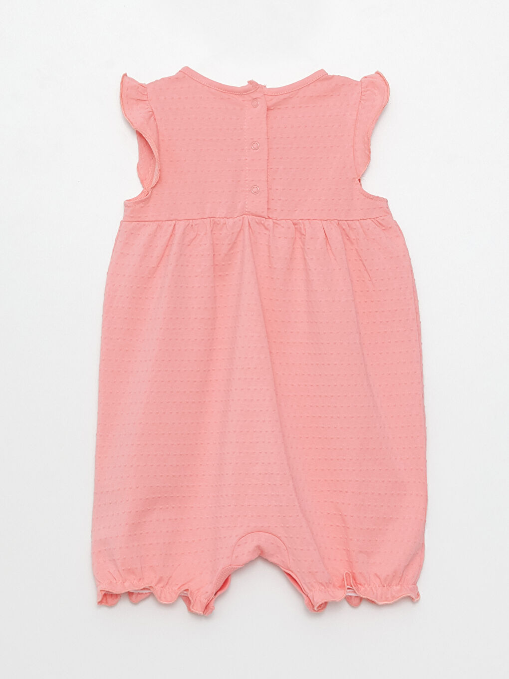 Pembe Bisiklet Yaka Kız Bebek Tulum-1