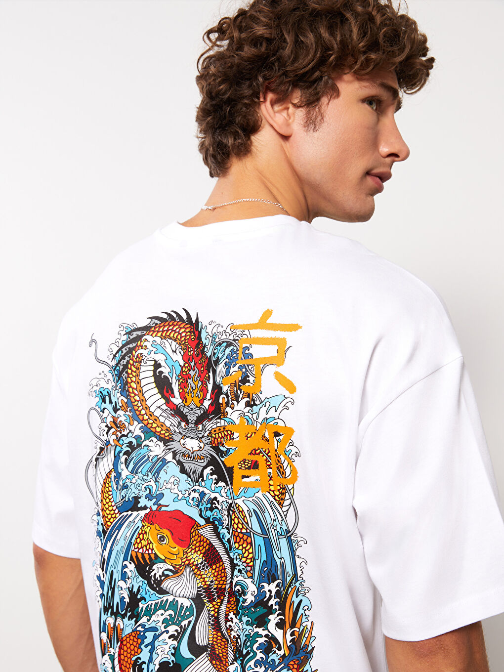 XSIDE Crew Neck Short Sleeve Printed Men's T-Shirt -S38737Z8