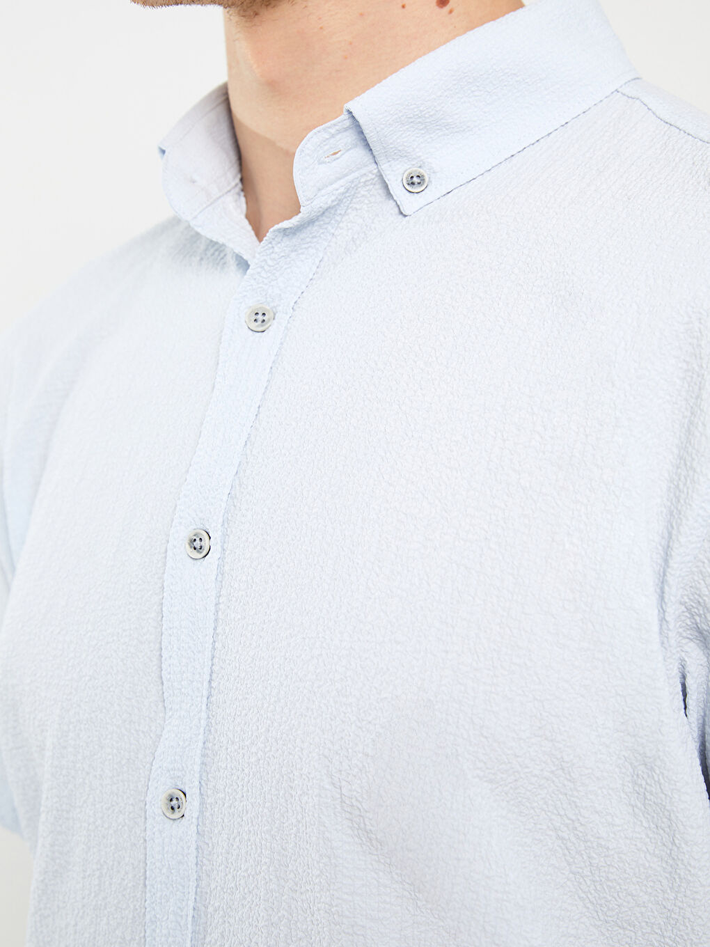 Mavi Regular Fit Kısa Kollu Erkek Gömlek-3