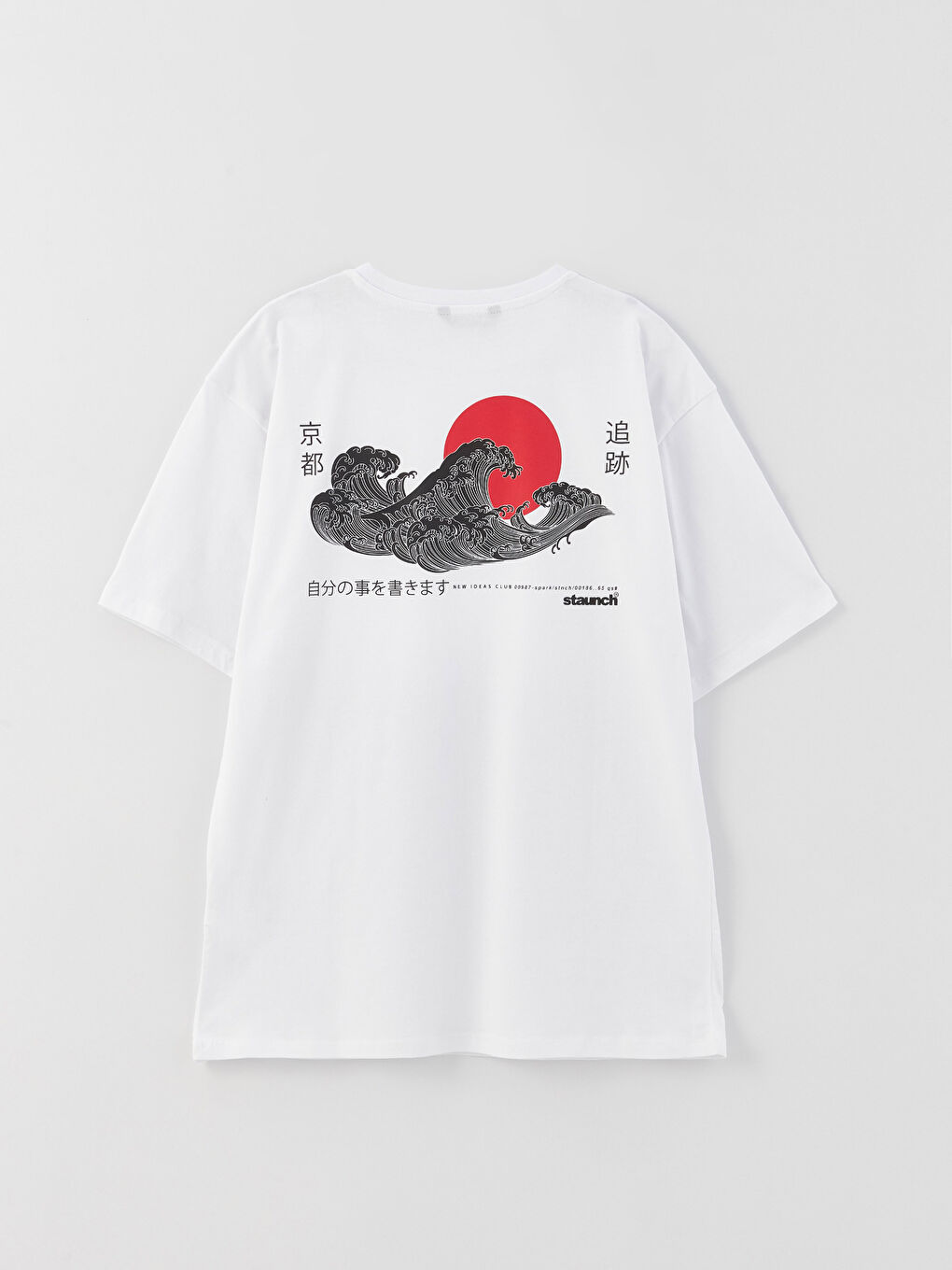 تي شيرت رجال كم قصير كول مدور مطبوع قطن ممشط-5