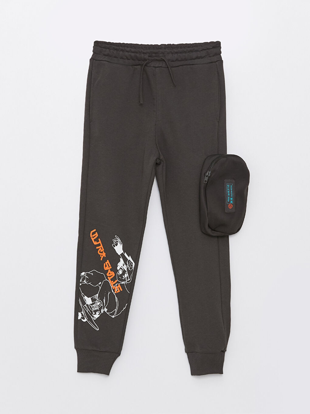 Elastic Waist Printed Boys' Jogger Sweatpants -S38776Z4-HDE