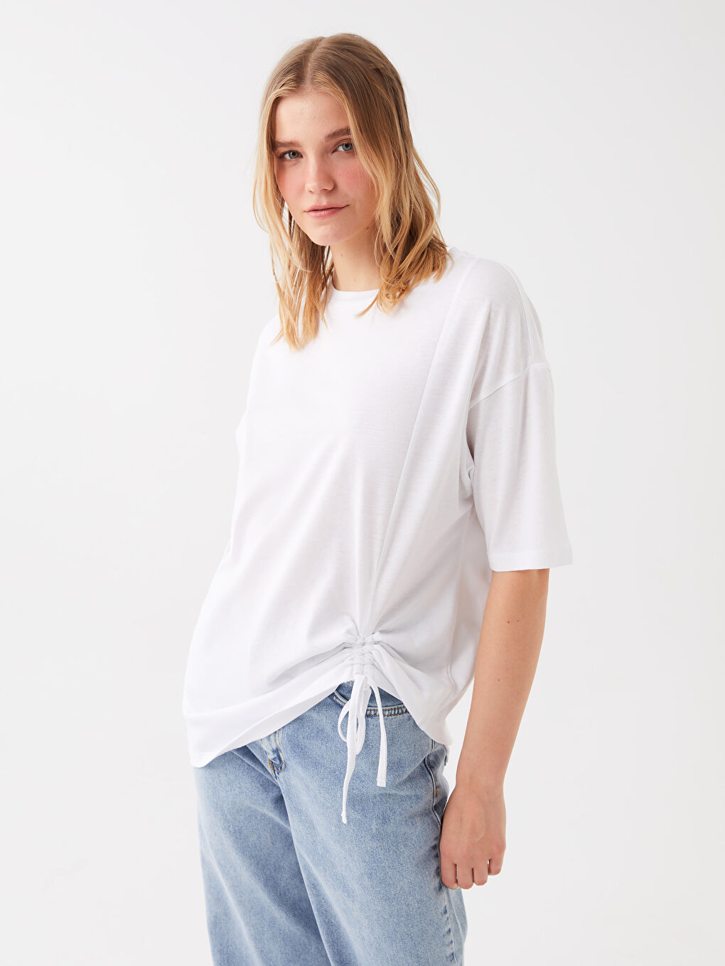 Žena BIJELA Majica kratkih rukava-1