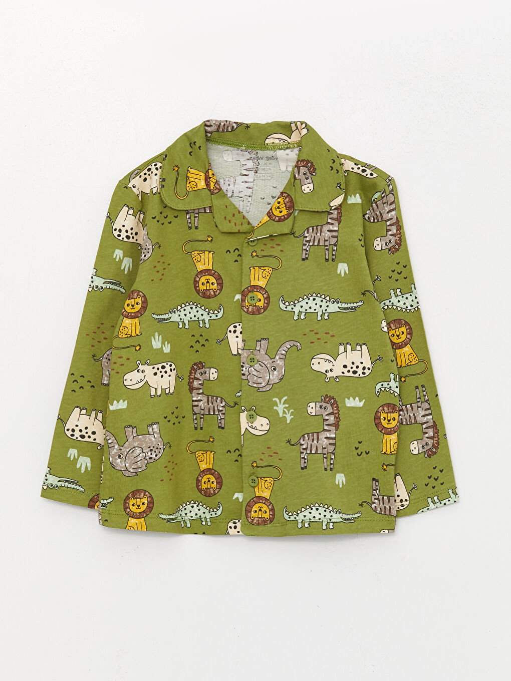 LCW baby Polo Collar Long Sleeve Baby Boy Pyjamas Set -S38856Z1-LRF