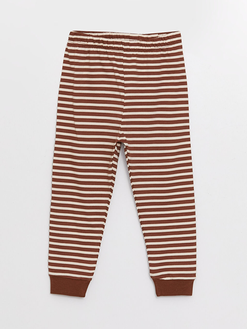 Bej Bisiklet Yaka Baskılı Erkek Bebek Pijama Takımı-2