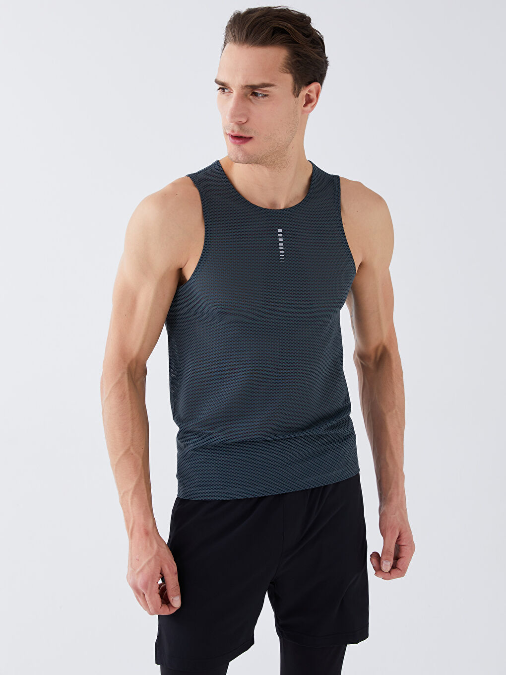 Crew Neck Men's Sleeveless T-Shirt -S38862Z8-LZF