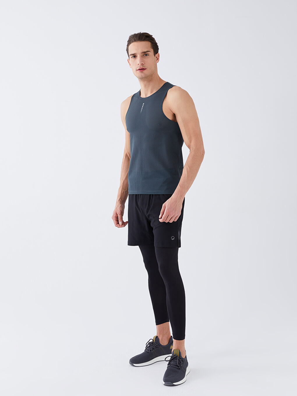 Crew Neck Men's Sleeveless T-Shirt -S38862Z8-LZF