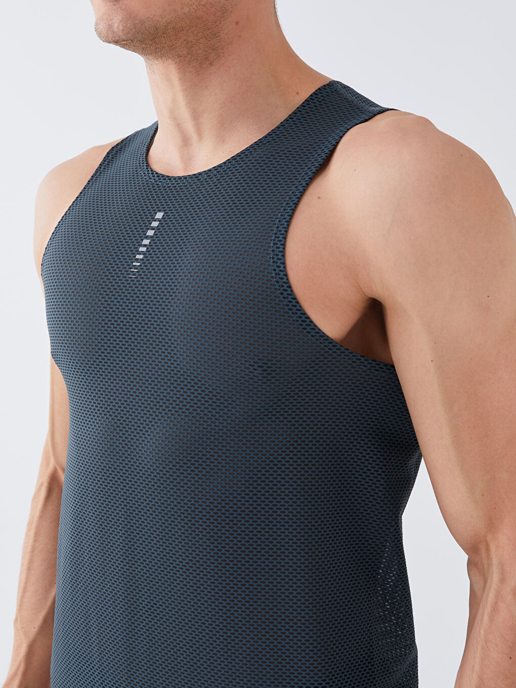 Crew Neck Men's Sleeveless T-Shirt -S38862Z8-LZF