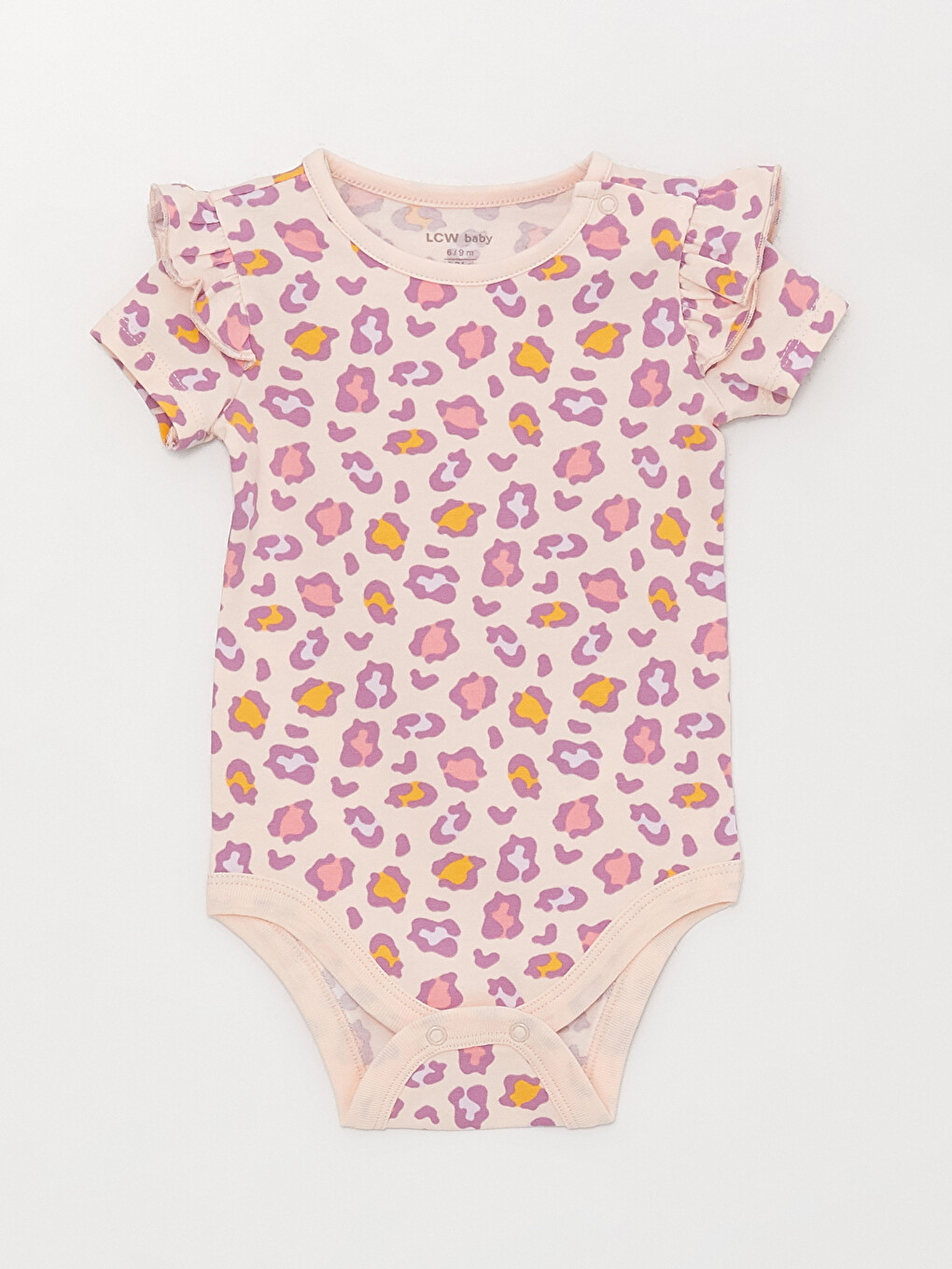 Crew Neck Baby Girl Snap Fastener Body and Leggings 2-Pack Set-1