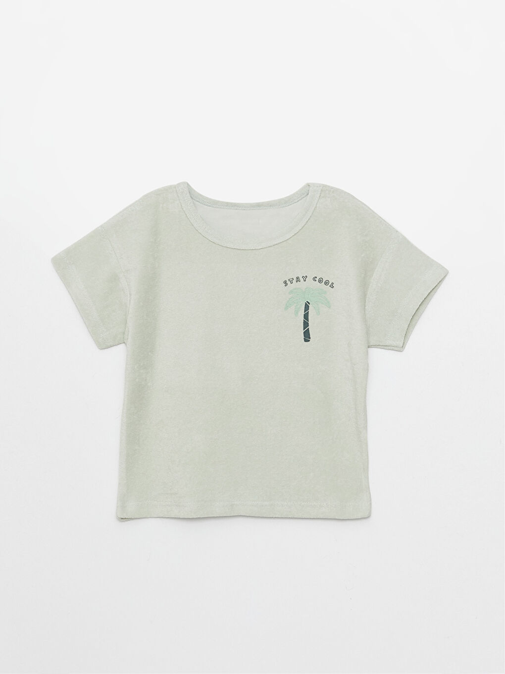 მრგვალი საყელო მოკლე სახელო ნაბეჭდი ბავშვის ბიჭებისთვის პიჟამის კომპლექტი-1