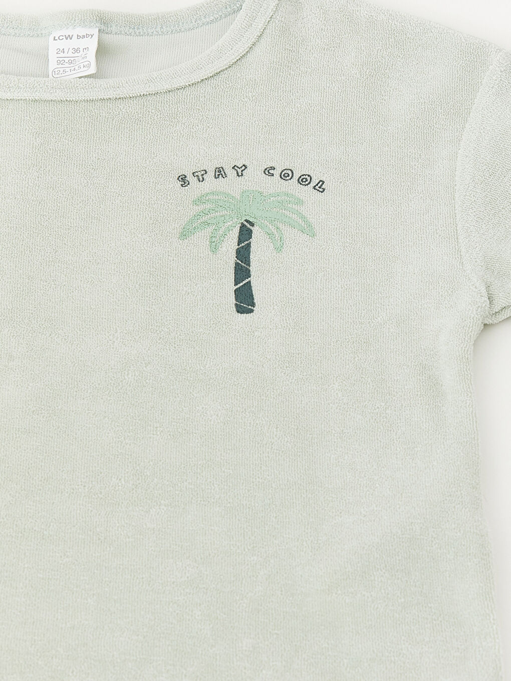 მრგვალი საყელო მოკლე სახელო ნაბეჭდი ბავშვის ბიჭებისთვის პიჟამის კომპლექტი-3