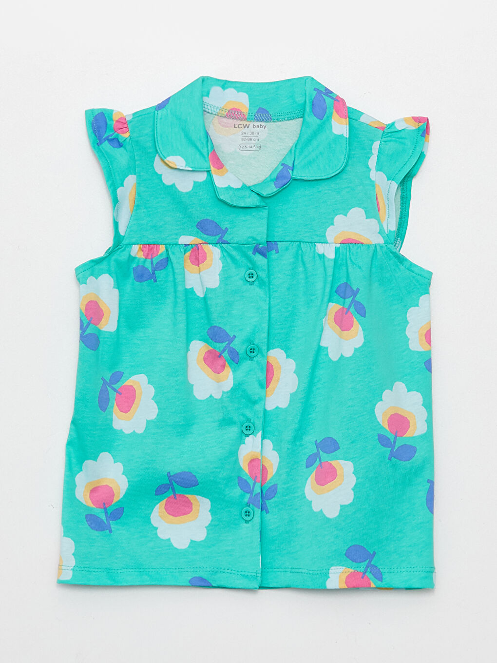 Printed Baby Girl Pajamas Set-1