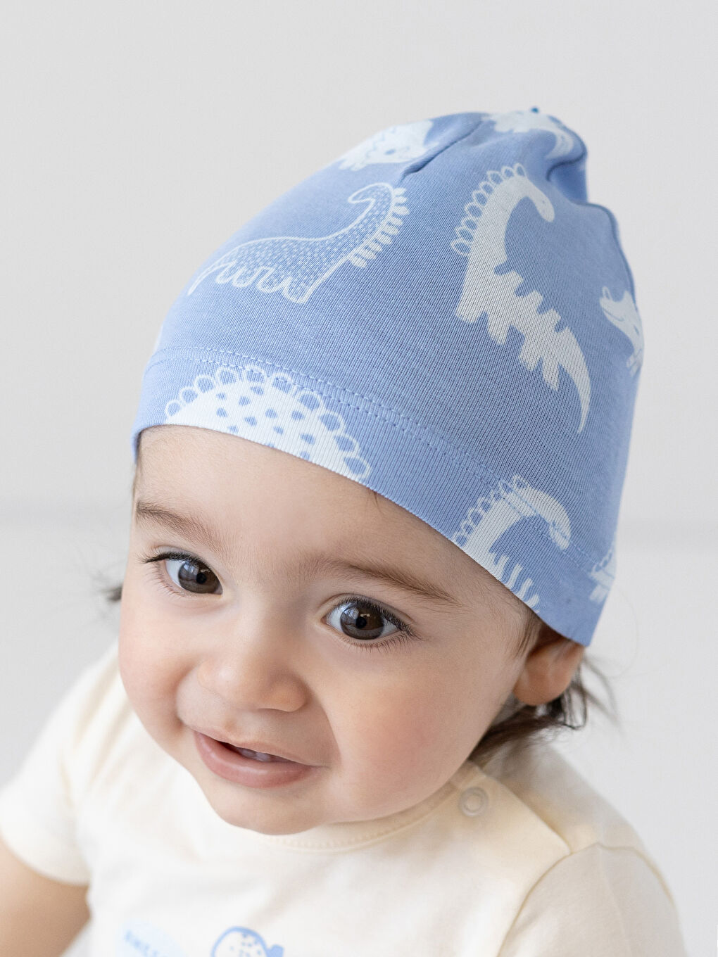 Crew Neck Short Sleeve Printed Baby Boy 3-Piece Suit-4