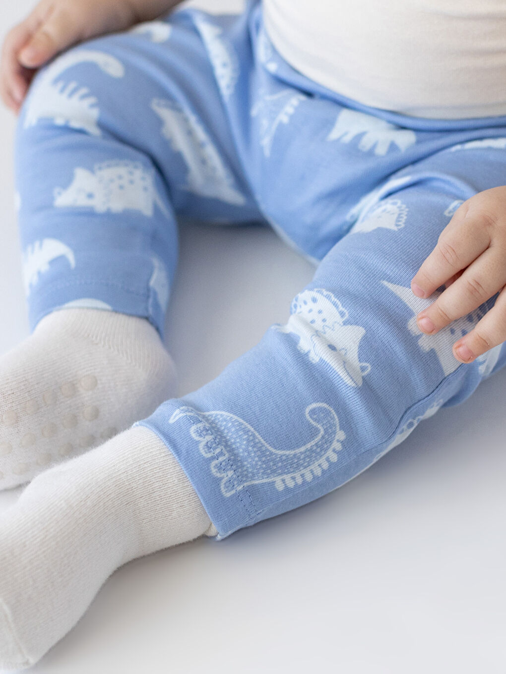 Crew Neck Short Sleeve Printed Baby Boy 3-Piece Suit-7