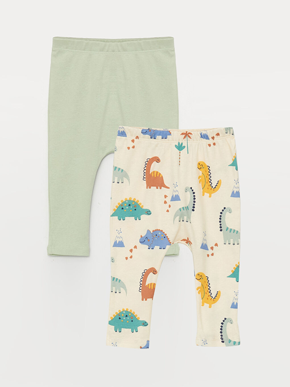 Elastic Waist Printed Baby Boy Trousers 2 Pack