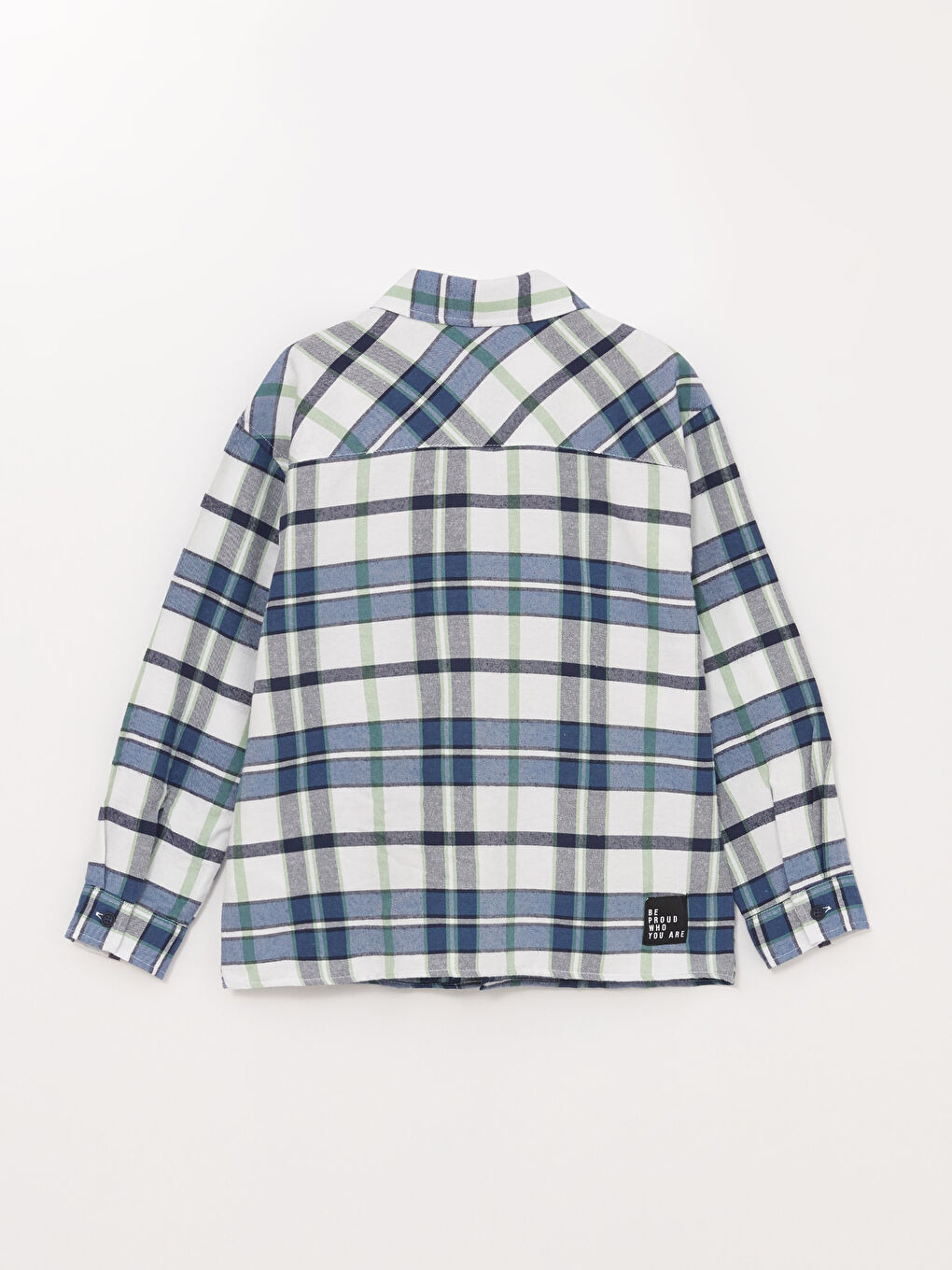 Relaxed Fit Plaid Boys' Shirt -S38889Z4-LME