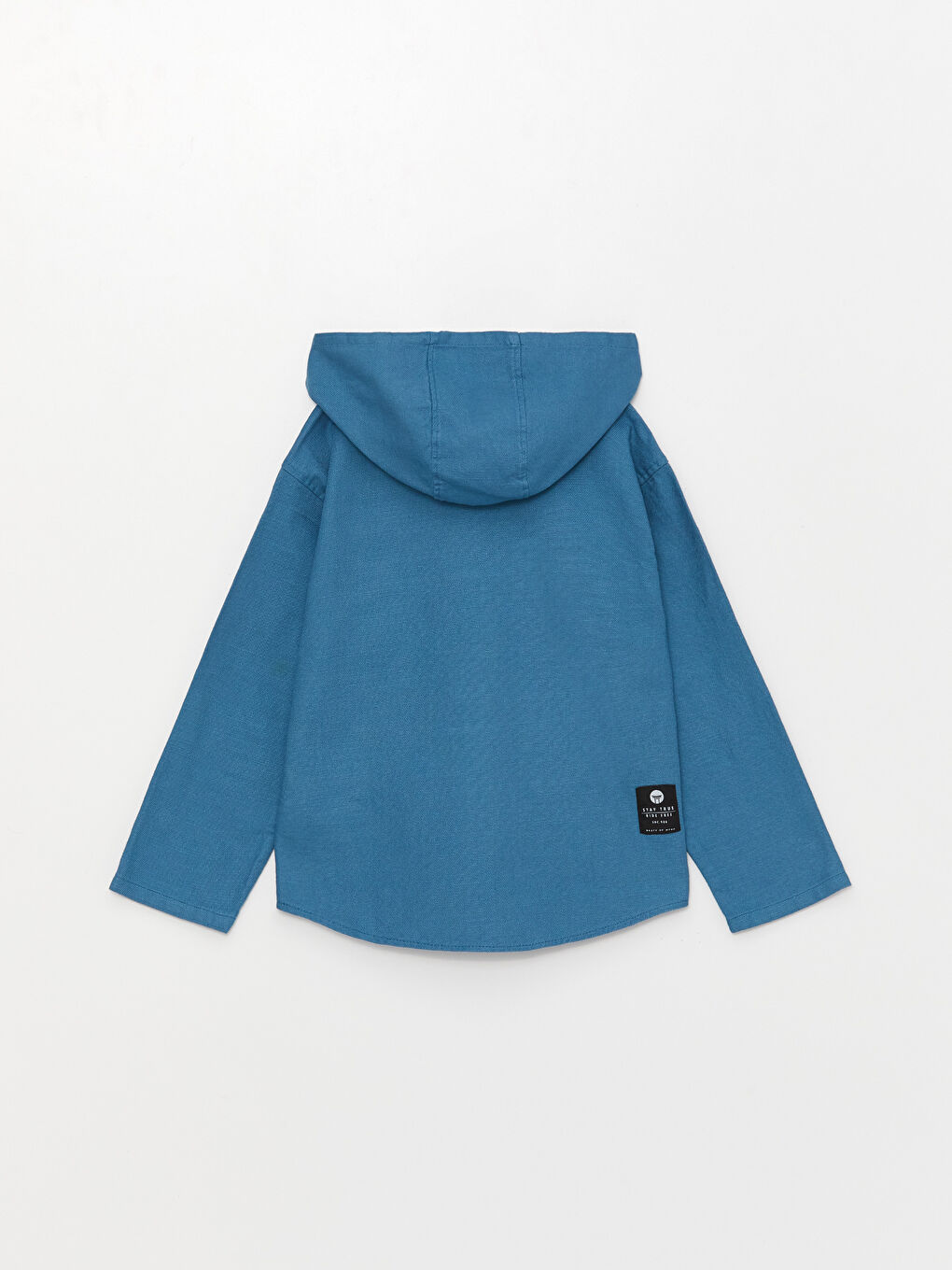 LCW Kids Relaxed Fit Hooded Boys' Shirt -S38892Z4-HBE