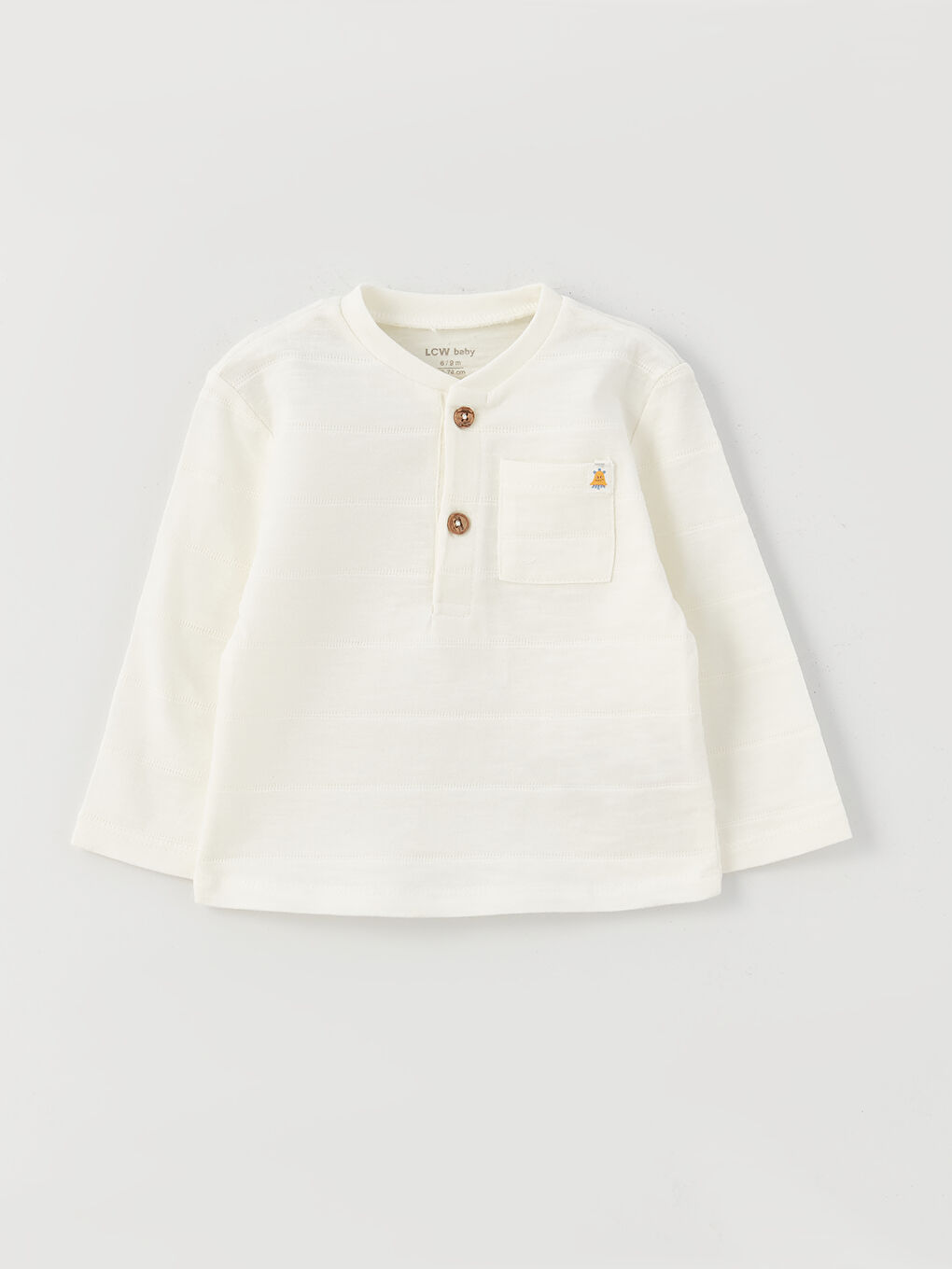 Tricou cu Mânecă Lungă și Guler Rotund pentru Bebeluși Băieți și Pantaloni Set 2 Bucăți-1