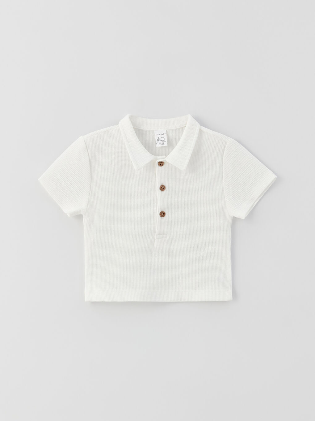 LCW baby Polo Yaka Kısa Kollu Erkek Bebek Tişört ve Şort 2'li Takım -S38920Z1-FDU