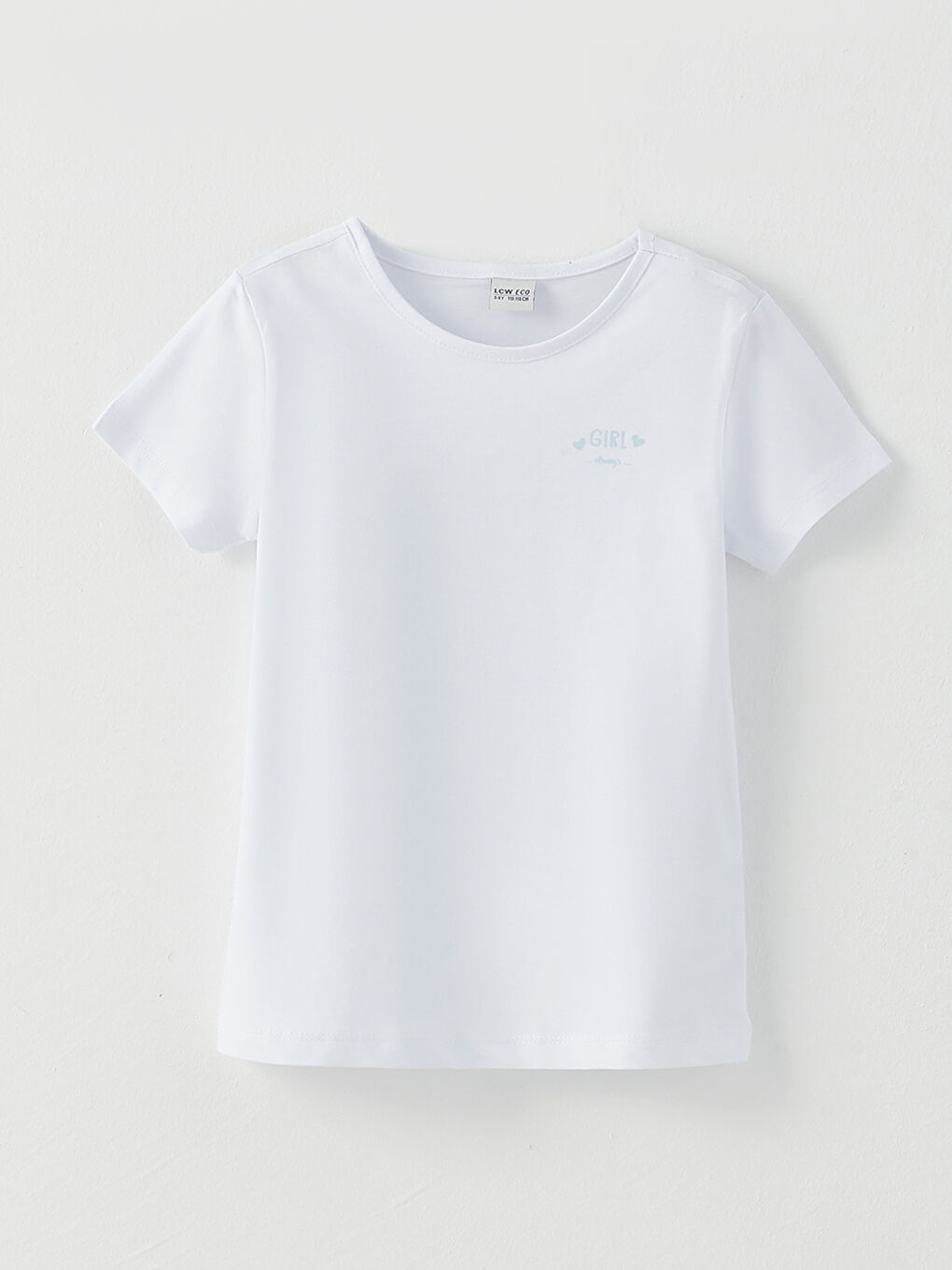 Mavi Bisiklet Yaka Baskılı Kısa Kollu Kız Çocuk Şortlu Pijama Takımı-1