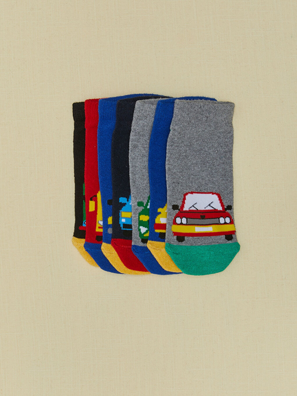 Узорчатые носки для мальчиков - комплект из 7 штук-1