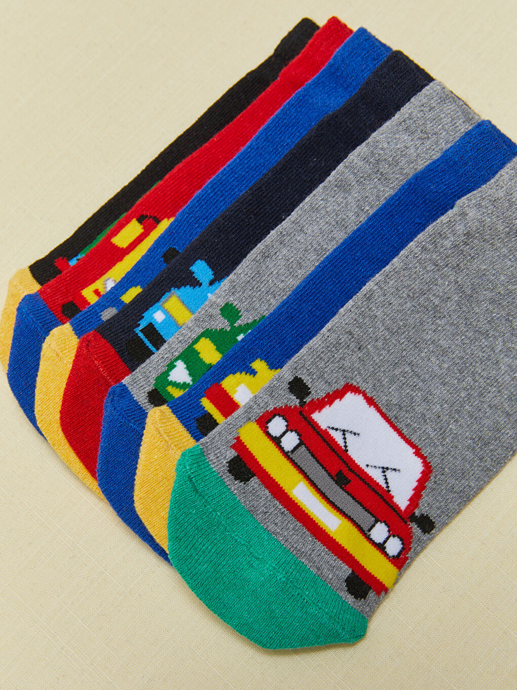 Узорчатые носки для мальчиков - комплект из 7 штук-2