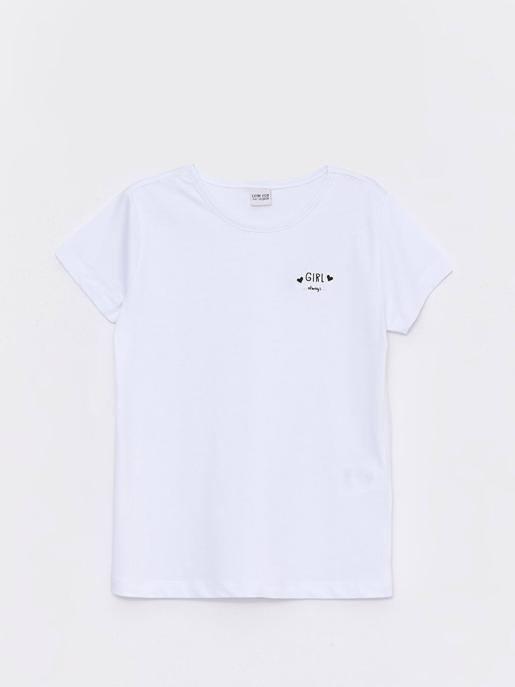 Siyah Bisiklet Yaka Baskılı Kısa Kollu Kız Çocuk Şortlu Pijama Takımı-1