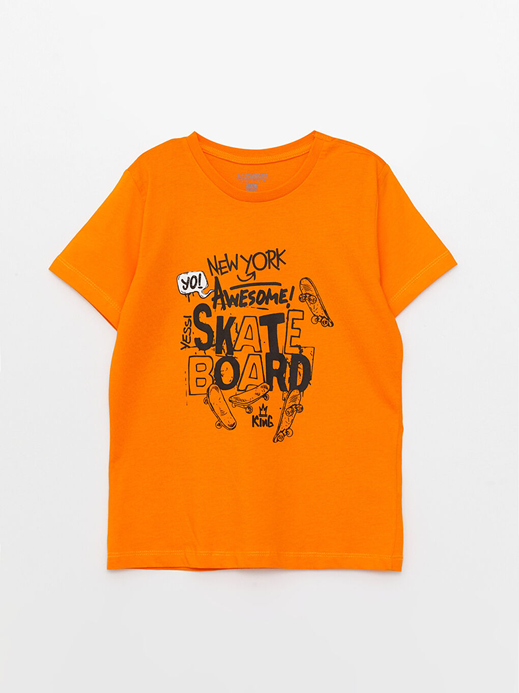 Set de pijama pentru Băieți cu Guler Rotund, Imprimat, Mânecă Scurtă-3