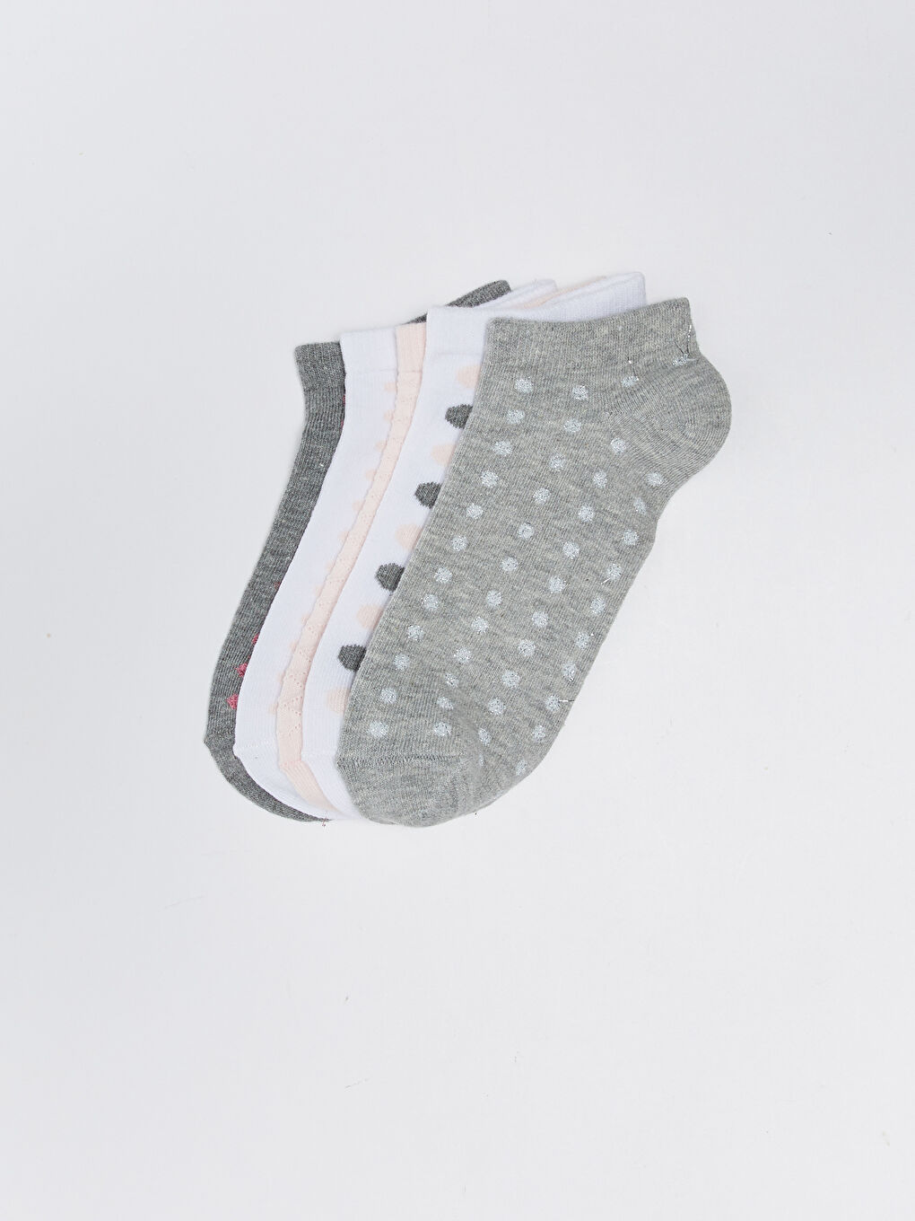 Djevojka SIVA Čarape za tenisice-1