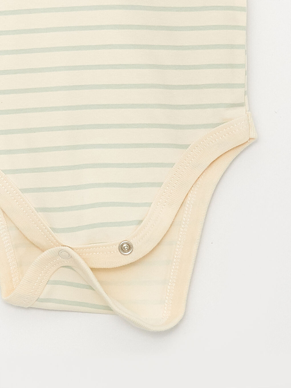 Set Body și Pantaloni cu Mânecă Scurtă și Guler Rotund pentru Bebeluși Băieți cu Capse-3