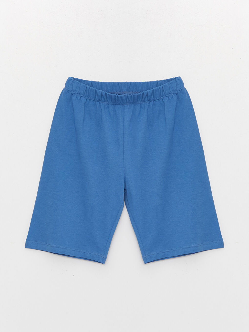 Пижамный комплект с шортами для мальчиков с круглым вырезом, принтом и коротким рукавом-2