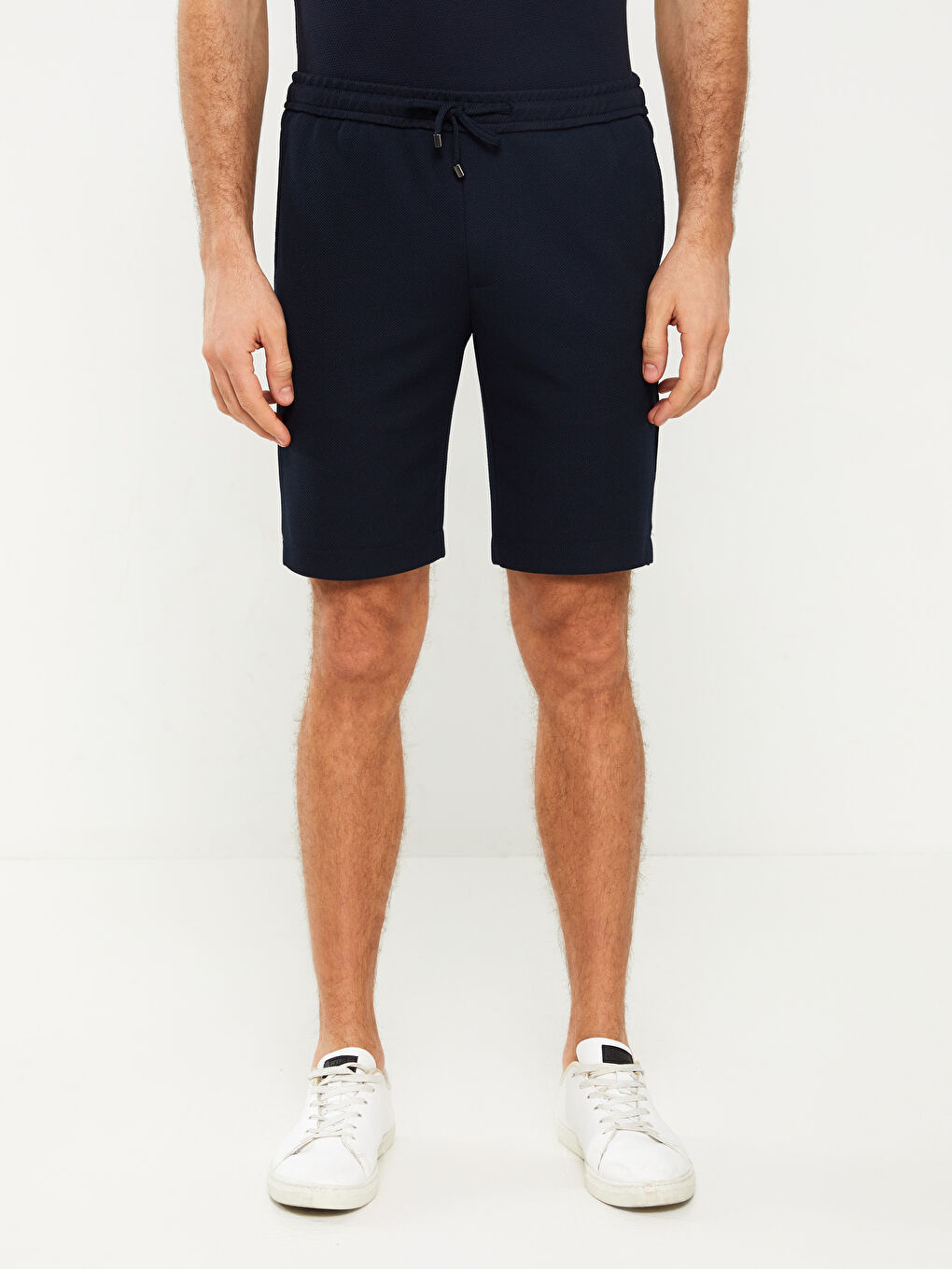 Slim Fit Binding Detail Men's Shorts -S39059Z8-RFD