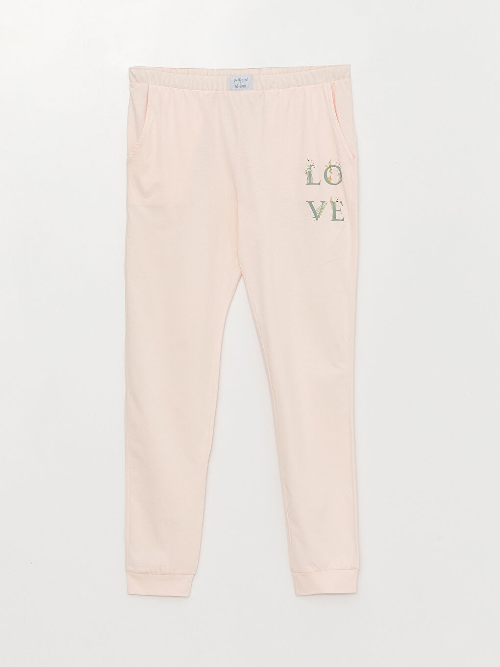 Elastic Waist Printed Women's Jogger Pajama Bottoms -S39065Z8-QWG