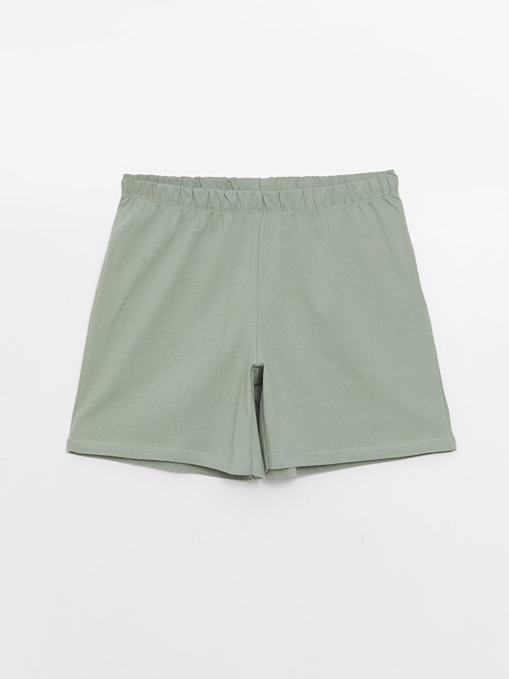 Crew Neck Printed Short Sleeve Women's Short Pyjamas Set-7