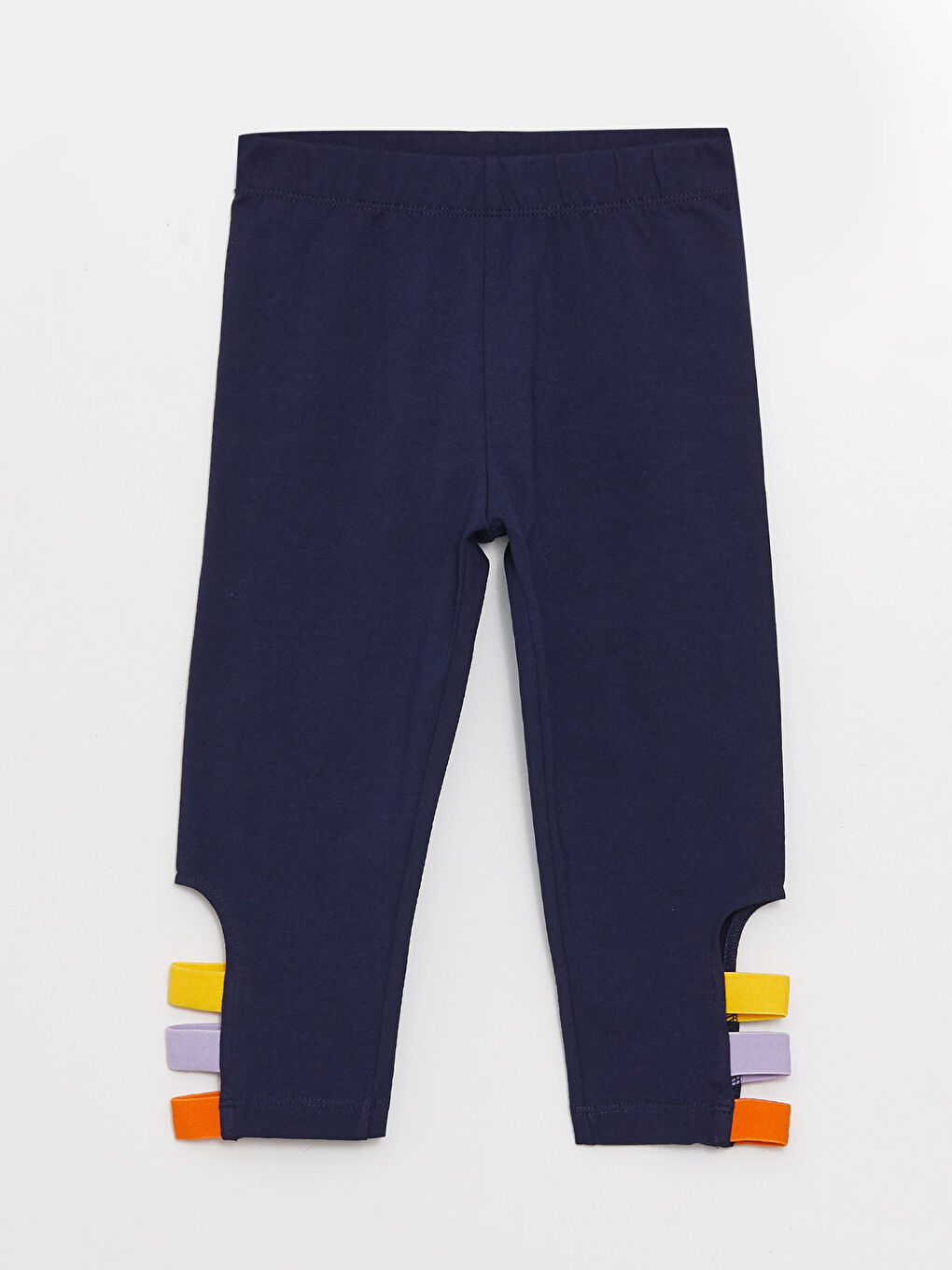 LCW Kids Момичешки дълги клинове с еластична талия и цветен блок -S39074Z4-HFH