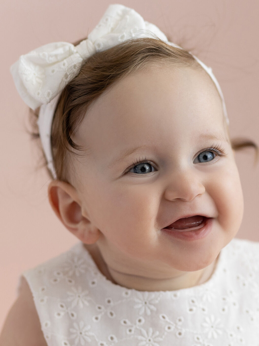 Crew Neck Sleeveless Baby Girl Dress and Headband Set of 2-5