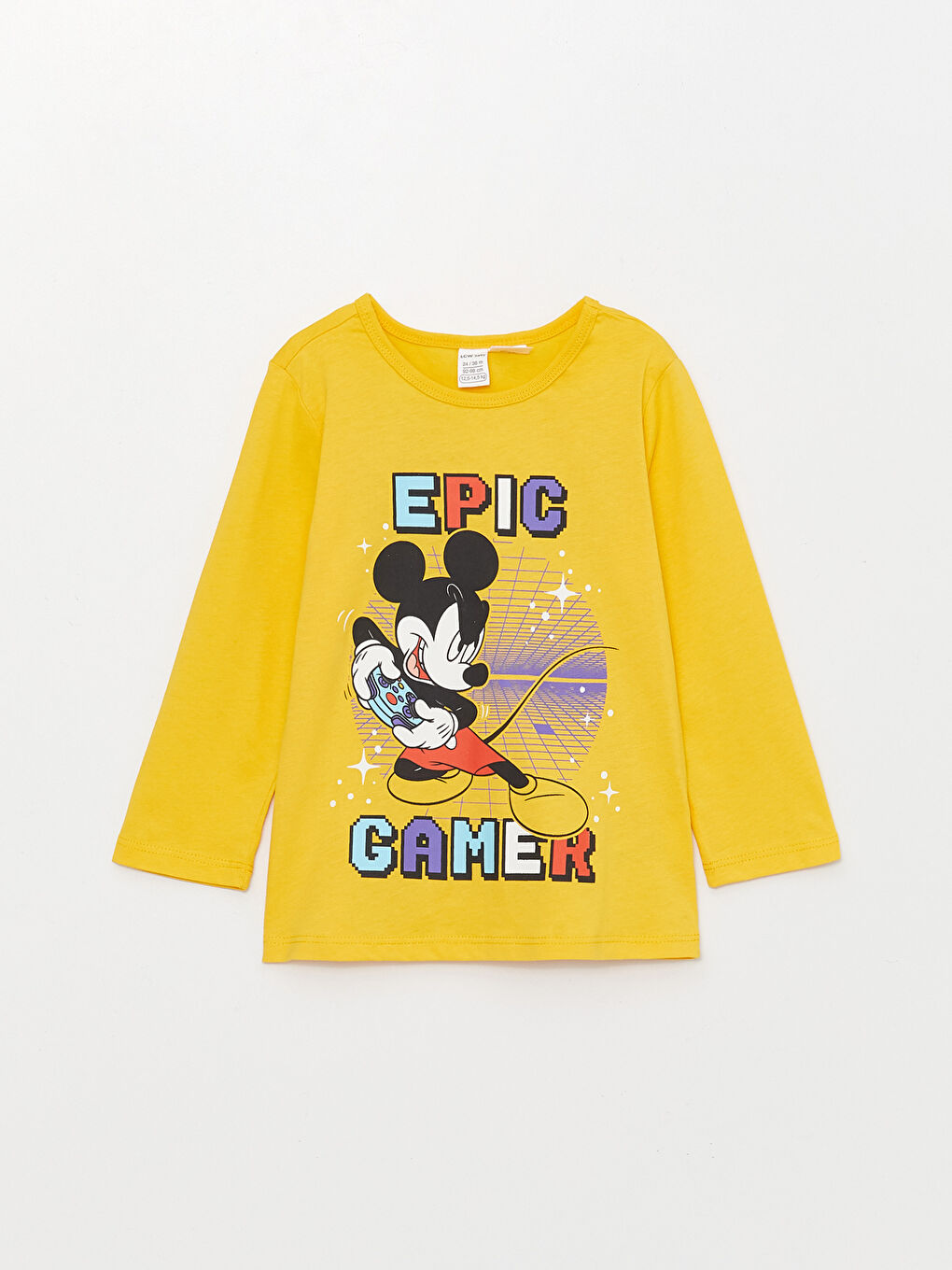 Crew Neck Long Sleeve Mickey Mouse Printed Baby Boy Pyjama Set -S39083Z1-G4L