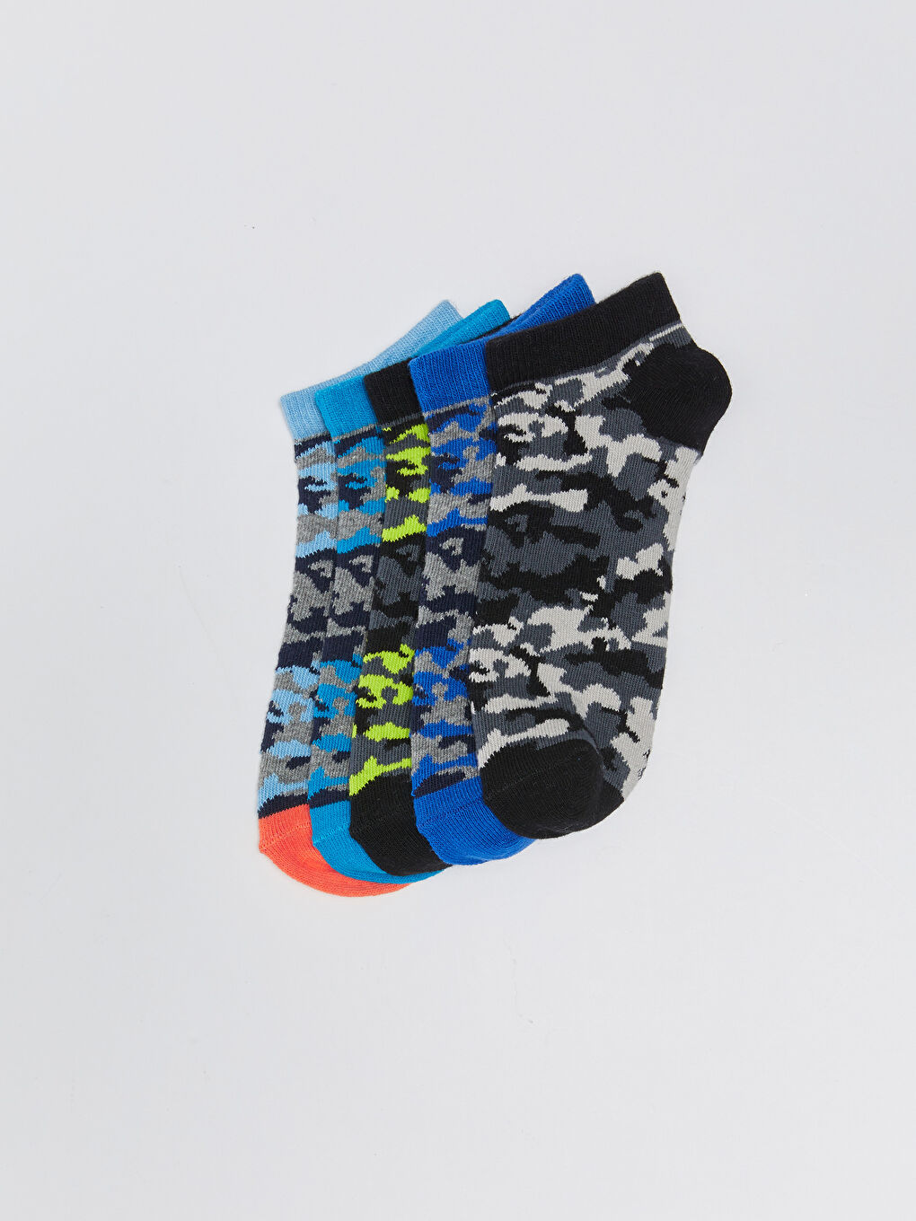 LCW Kids Chaussettes d'entraînement à motifs pour garçons Lot de 5 pièces -S39094Z4-K00