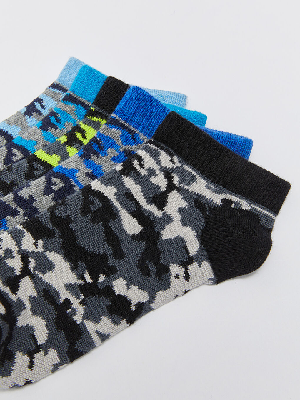 LCW Kids Chaussettes d'entraînement à motifs pour garçons Lot de 5 pièces -S39094Z4-K00