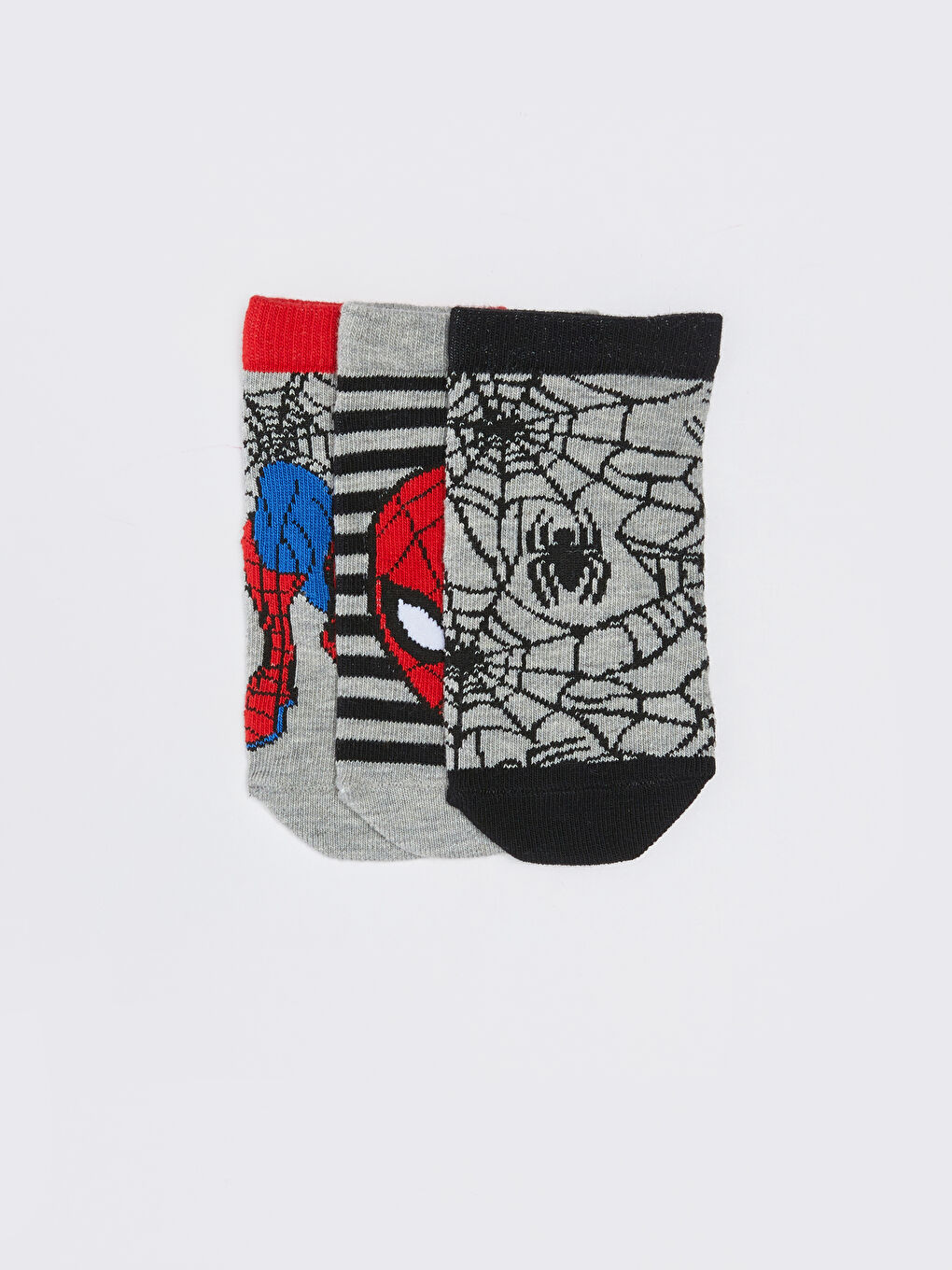 Spider-Man Patterned Boys' Trainer Socks 3-pack-2